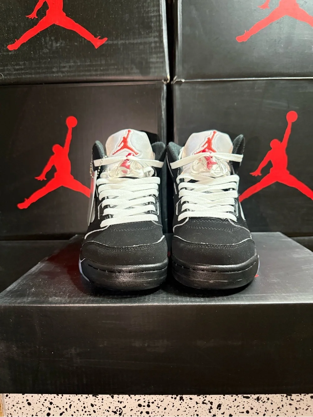 Air Jordan 5 Metallic Black 2025